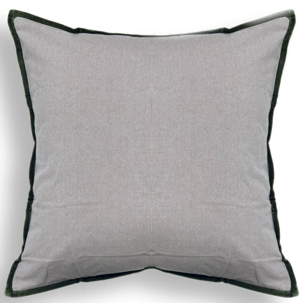 Jaipur Trim Cushion in Olive