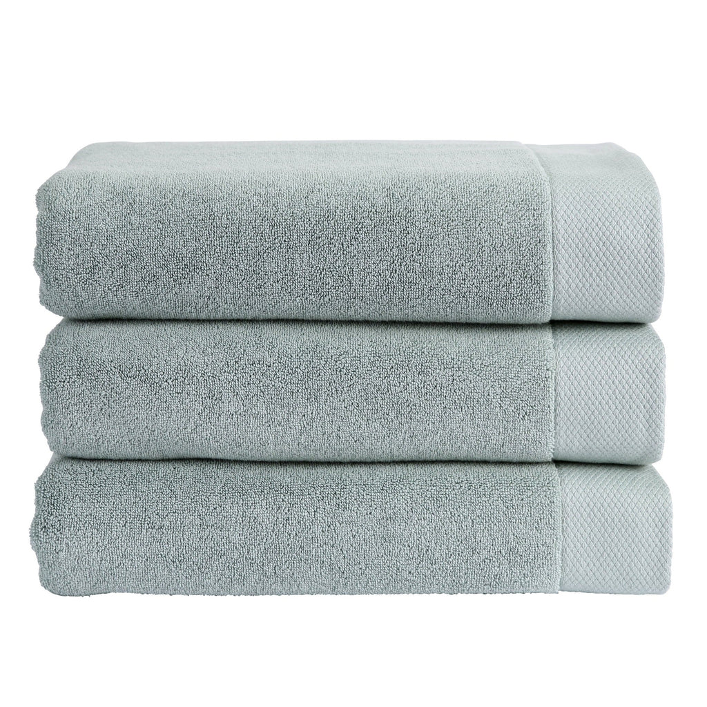 Luxe Bath Towels Collection in Surf Green