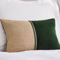 Menton Decorative Filled Cushion in Forest Green