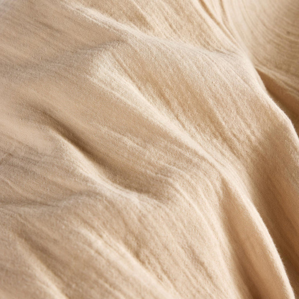 100% Organic Cotton Duvet Cover Set in Oat