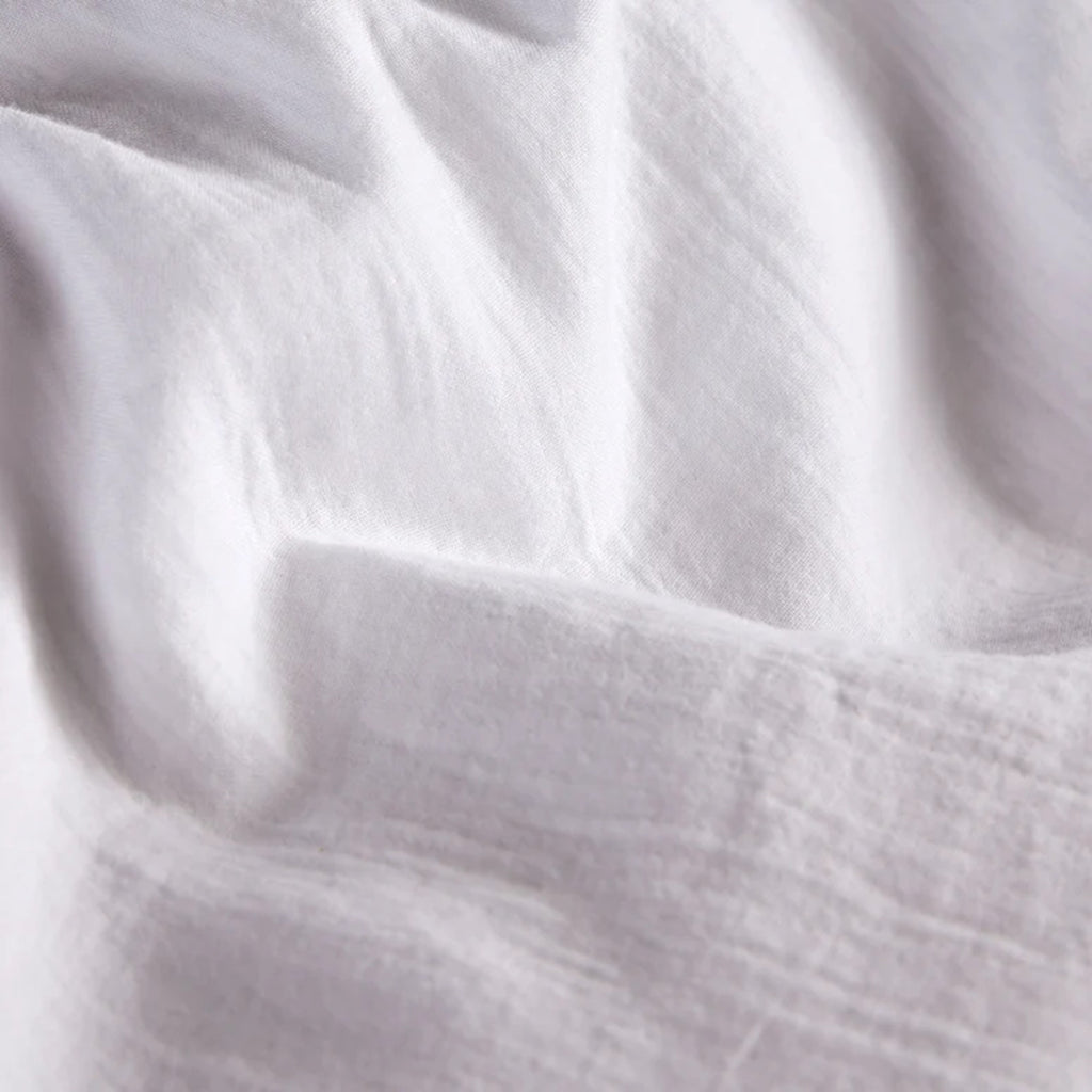 100% Organic Cotton Duvet Cover in White
