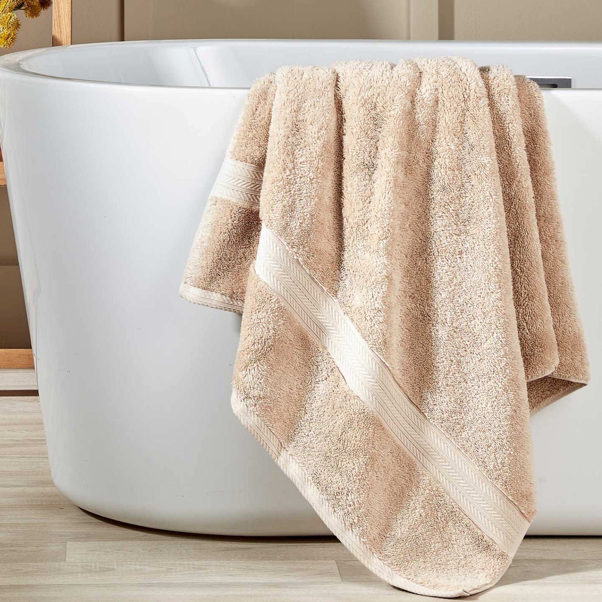 Christy "Renaissance" Egyptian Cotton Bath Towels Collection in Driftwood