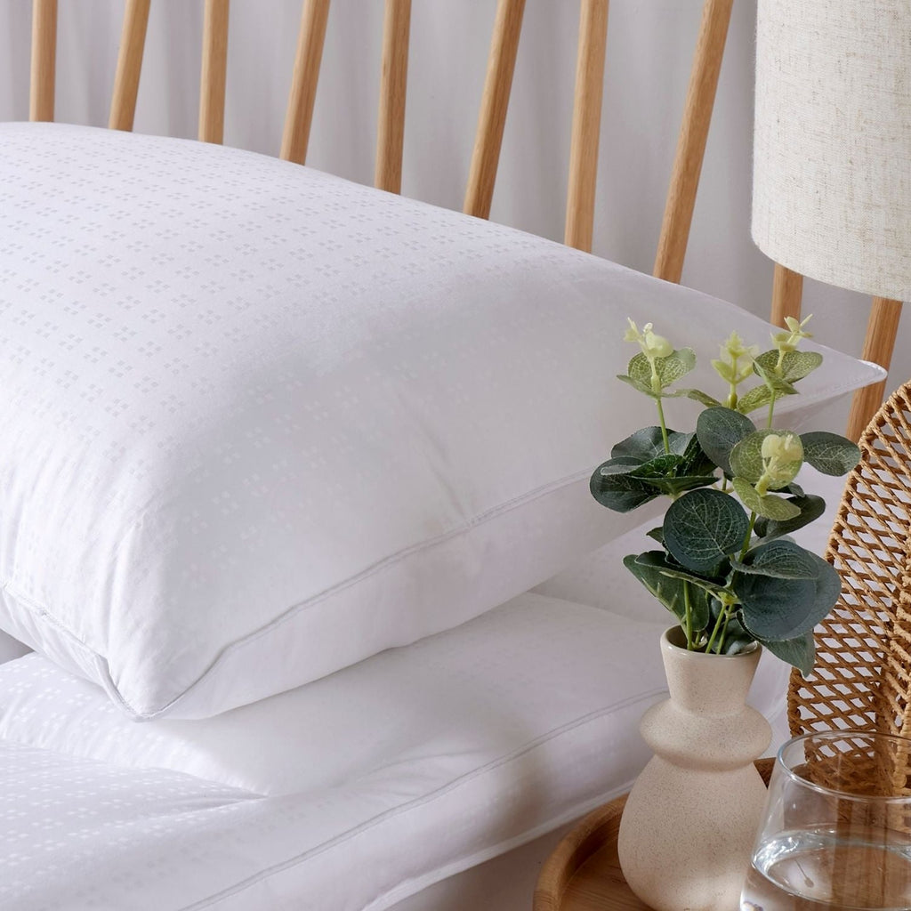 Sateen Touch Anti Allergy Medium to Firm Pillow in White