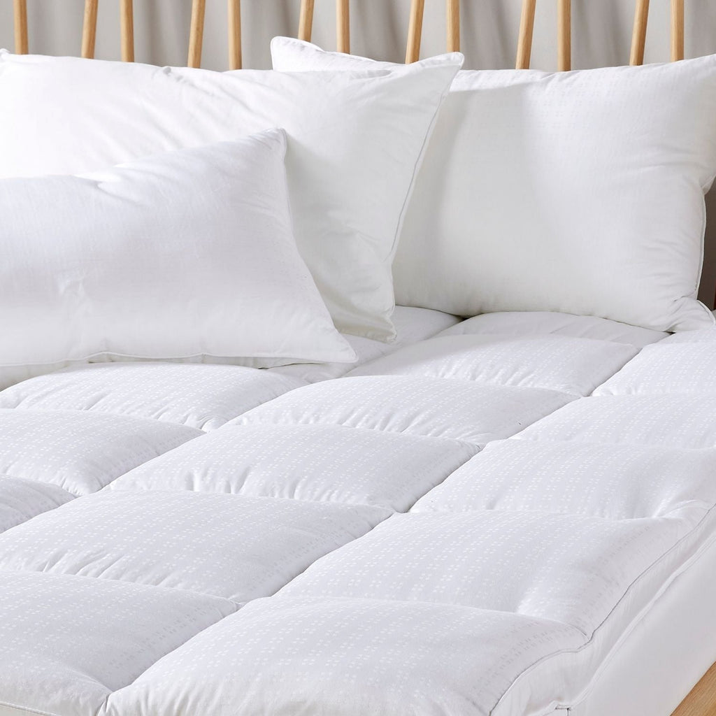 Sateen Touch Anti Allergy Paired Pillow Protector in White