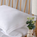 Sateen Touch Deep Sided Medium to Firm Pillow in White