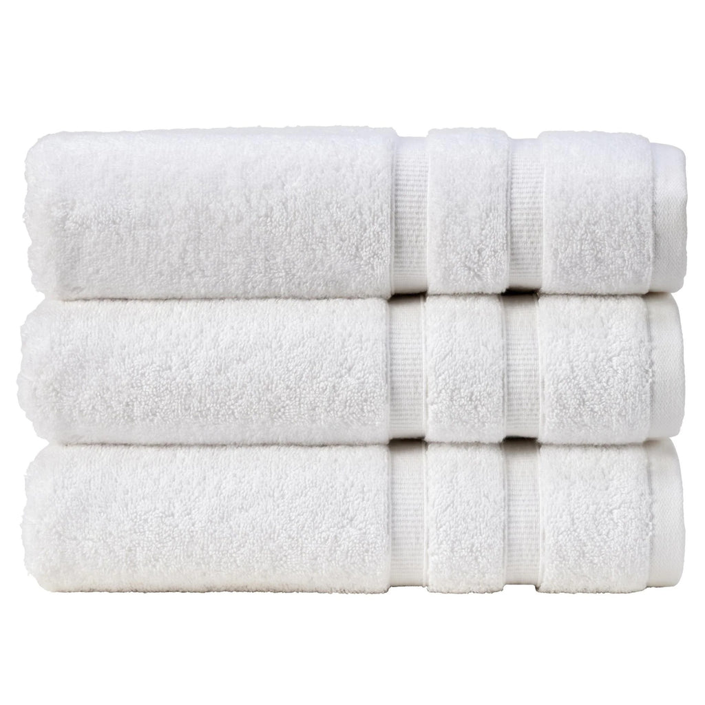 Signum Combed Cotton Towel Collection in White