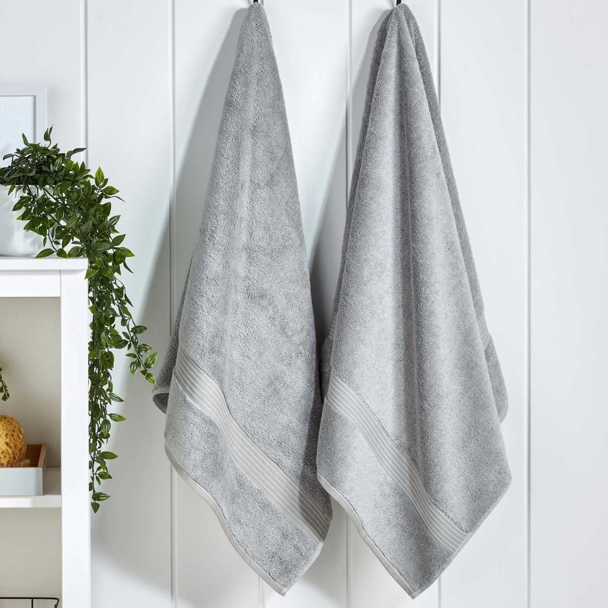 Christy "Supreme" Bath Towels & Mat Collection in Silver
