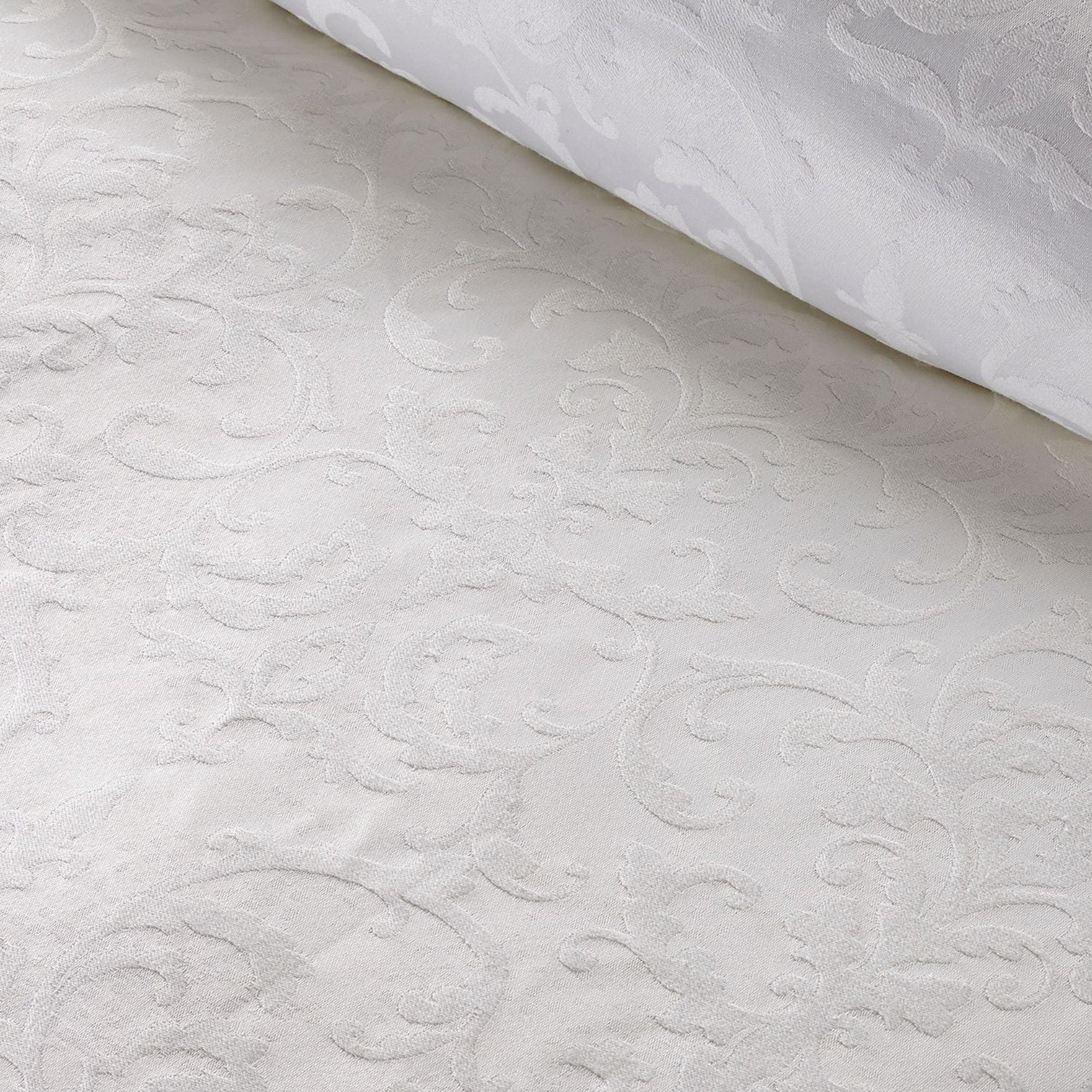 Venice Jacquard 11 Pcs Comforter Set in White