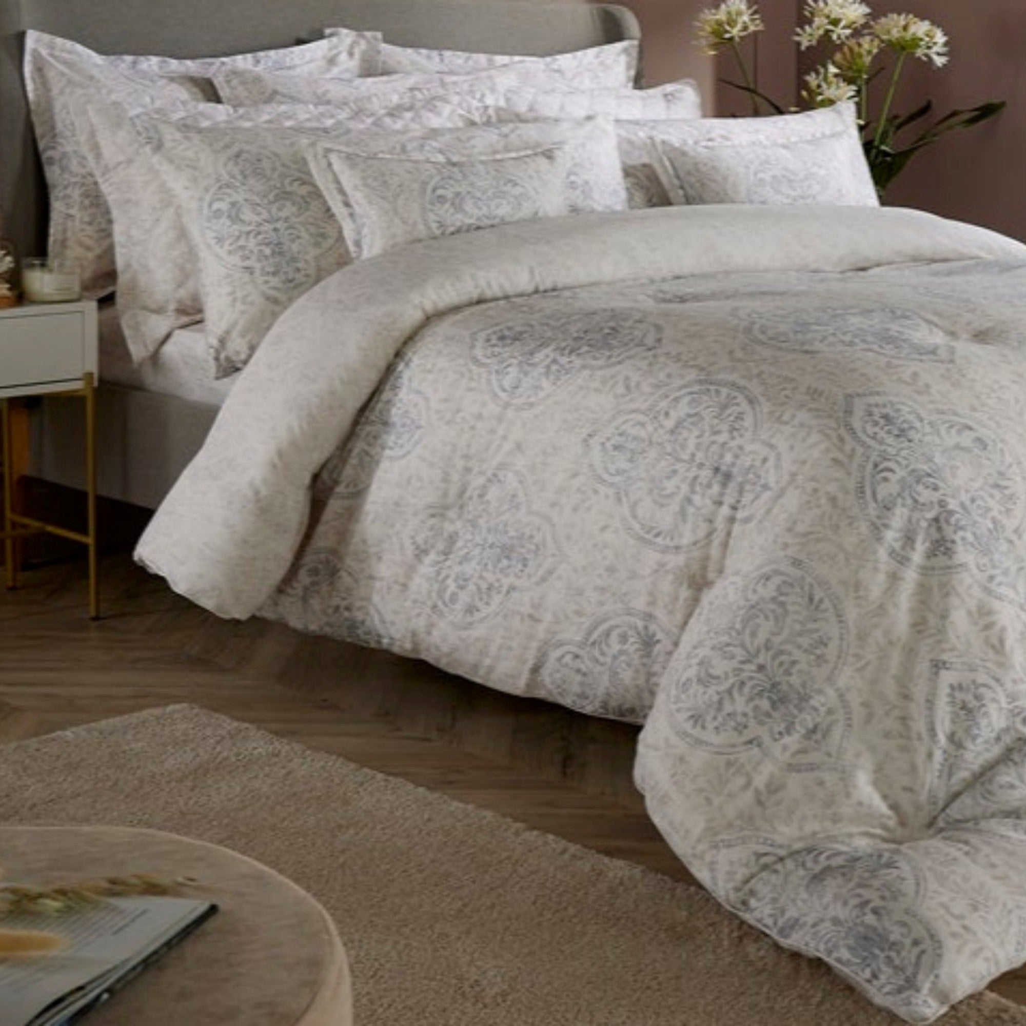 Verona Duvet Cover Sets in Neutral