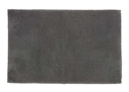 Christy "Deep Pile Rubber Back Tufted Bath Rug" Ash Grey
