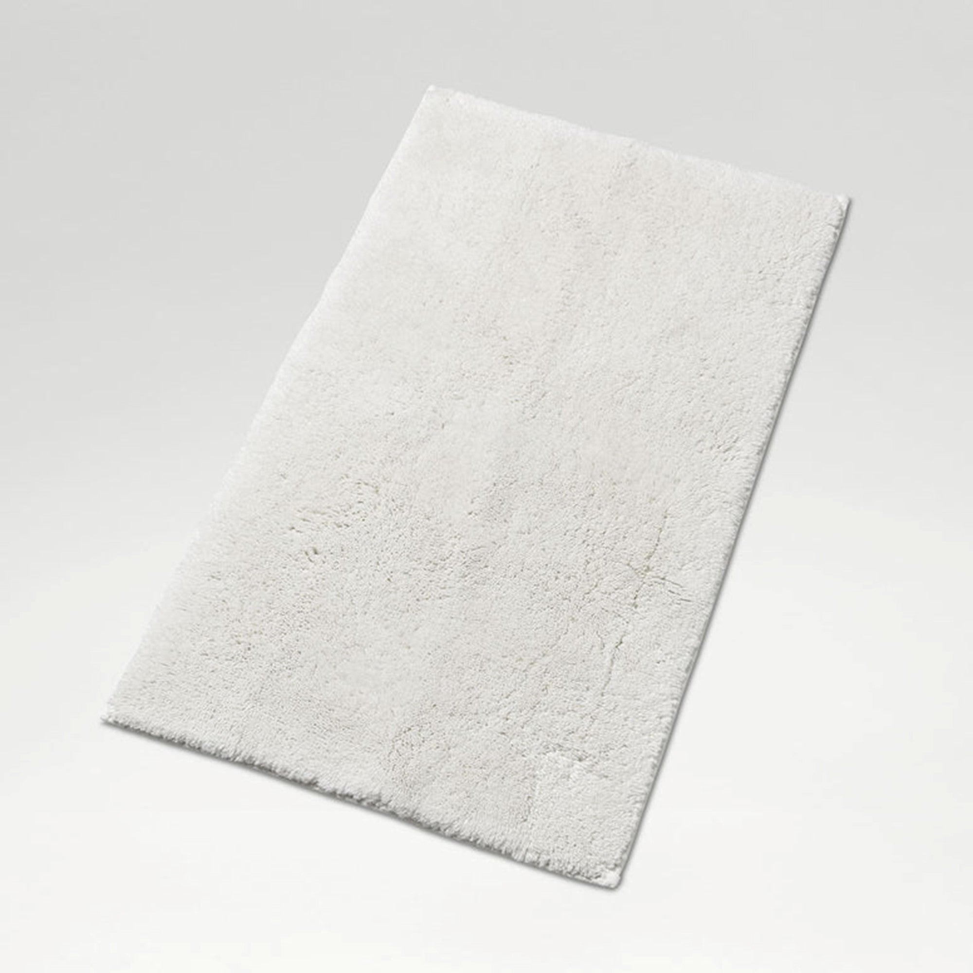 Deep Pile Rubber Back Tufted Bath Rug Cream (Parchment)