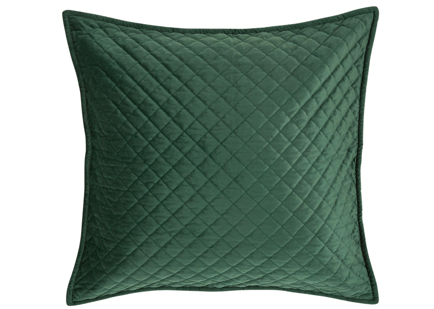 Christy "Edmonton" Velvet Throw in Colour Moss Green