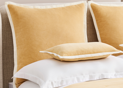 Christy "Eltham" Decorative Filled Cushion in Camel