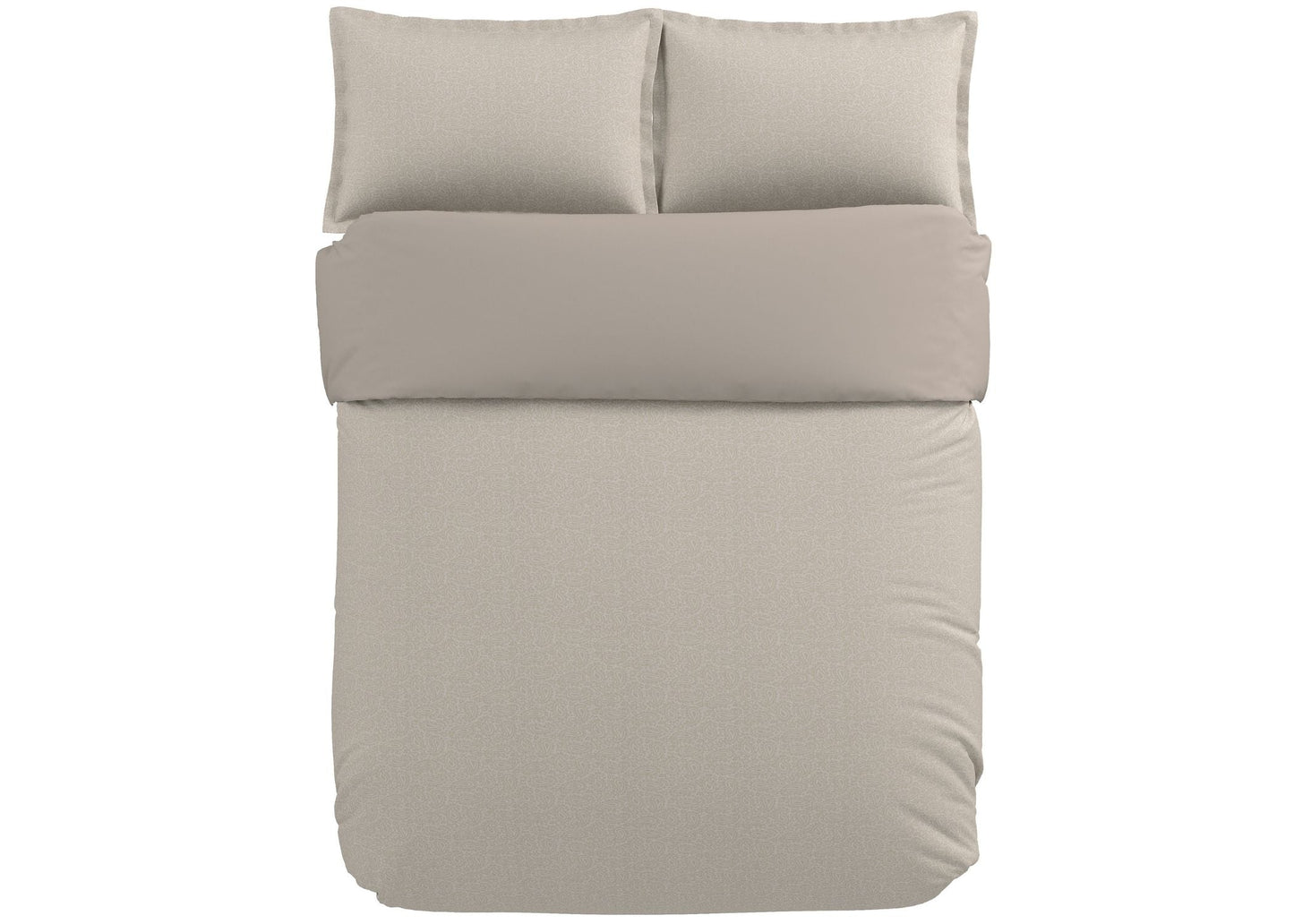 Bedeck of Belfast "Emmy" Duvet Cover and Oxford Pillowcase in Mink