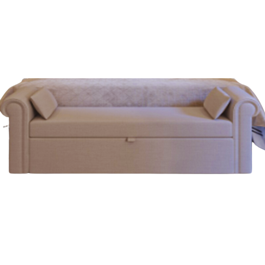 Linen Obsession "Felix" Ottoman Storage Bench