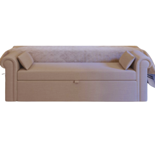 Linen Obsession "Felix" Ottoman Storage Bench
