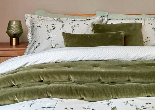 Christy "Hampton" Bedspread Sets in Jade