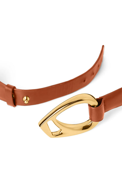 Jasper Conran "Bee" Leather Belt in Tan