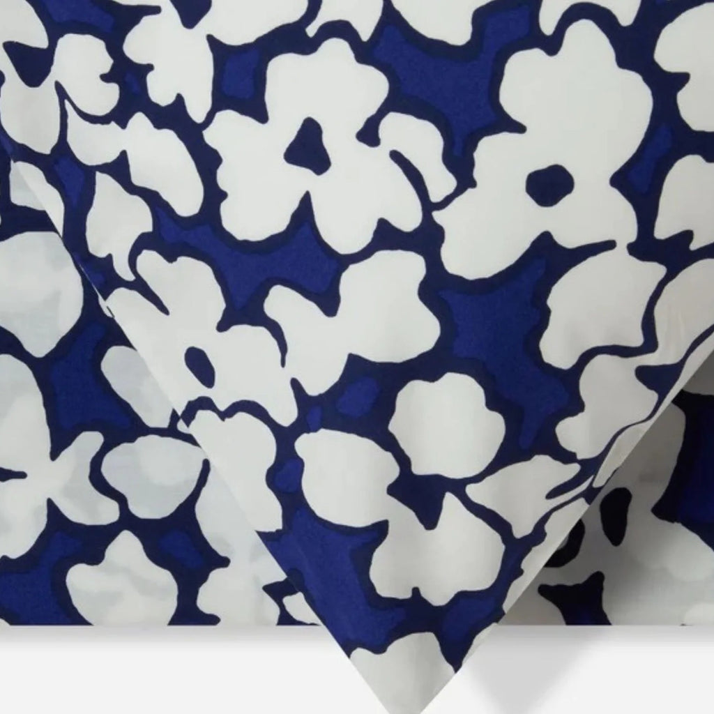 Jasper Conran "Abstract Floral Print" Duvet Cover Set in Blue