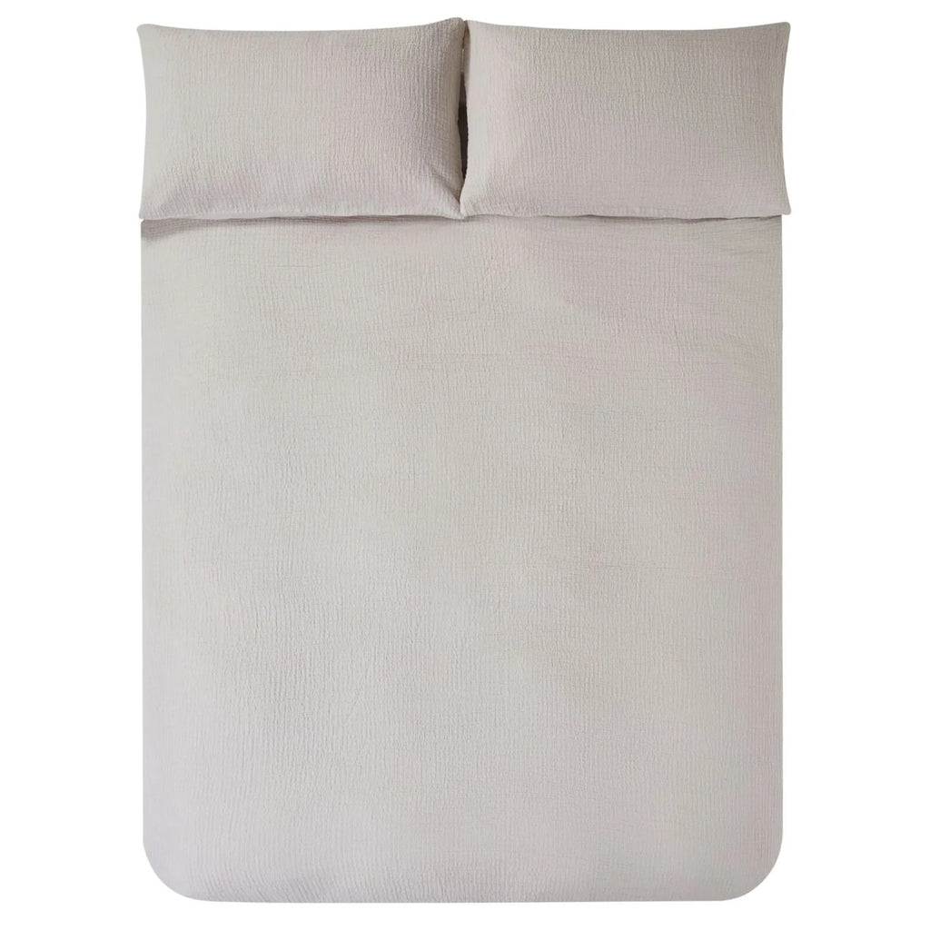 Jasper Conran "Double Weave" Duvet Cover Set in Lunar Rock