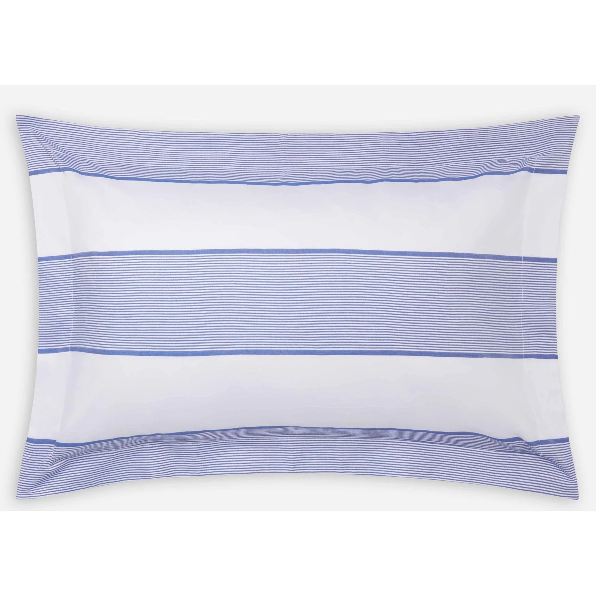 Jasper Conran "Dyed Jacquard" Duvet Cover Set in Blue Pinstripe