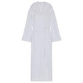 Jasper Conran "Stripe Hooded Robe" in White