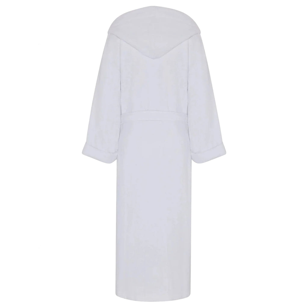 Jasper Conran "Stripe Hooded Robe" in White