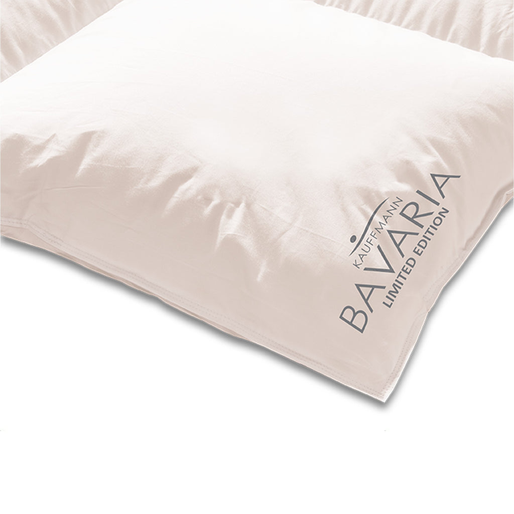 Bavaria Trio Goose Down Firm Support Pillow in White