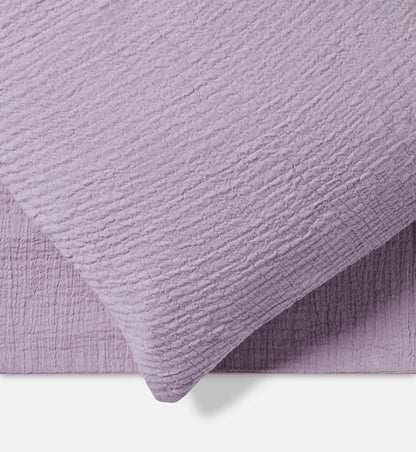 Jasper Conran "Double Weave" Duvet Cover Set in Lavender Grey