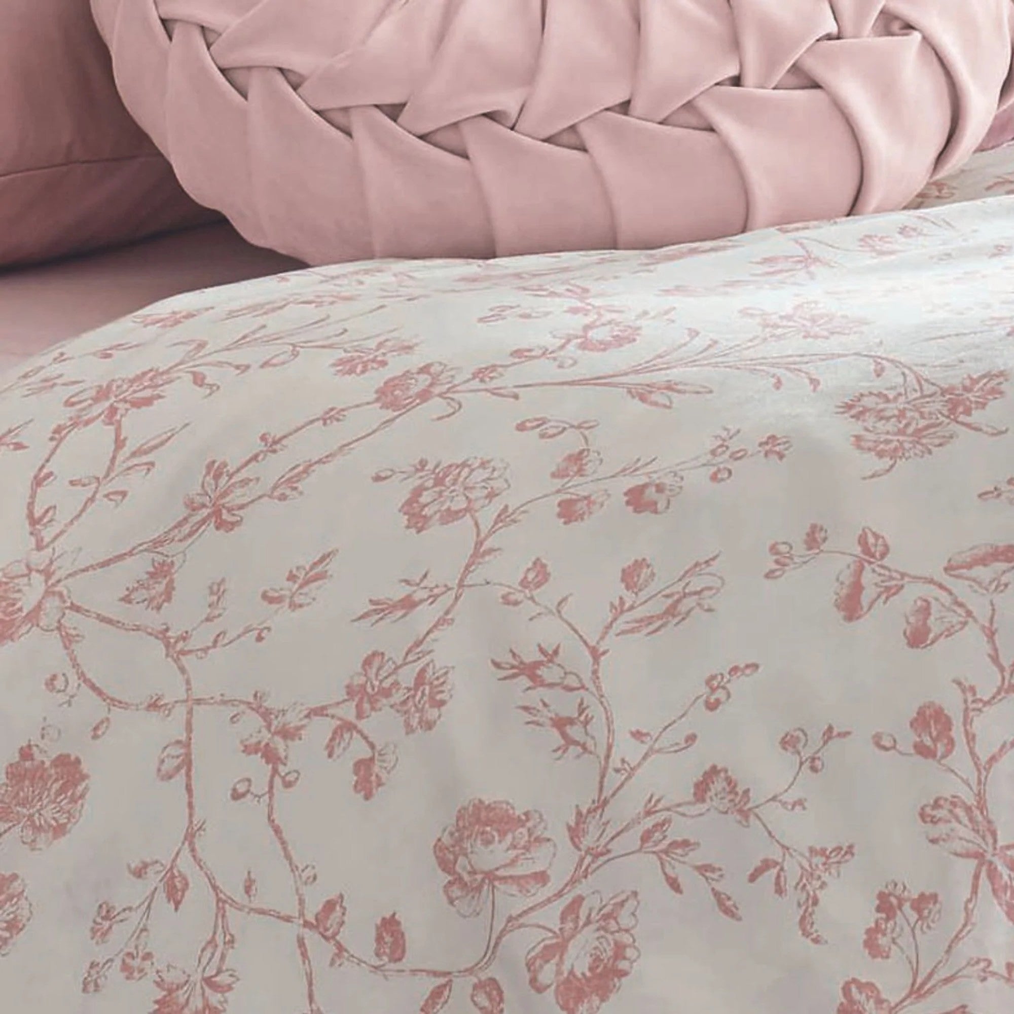 Laura Ashley "Aria" Duvet Cover Set in Blush
