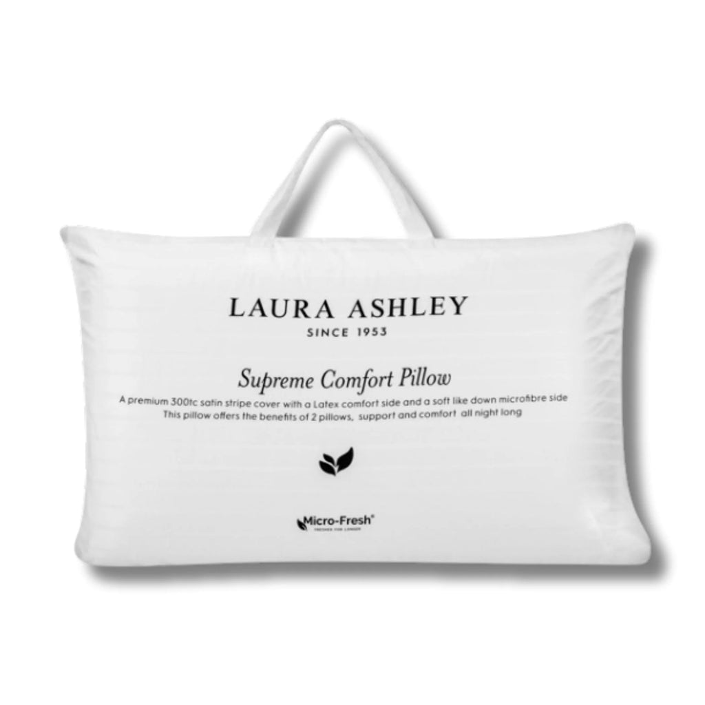 Luxury Supreme Comfort Dual Chamber Latex Core Pillow in White