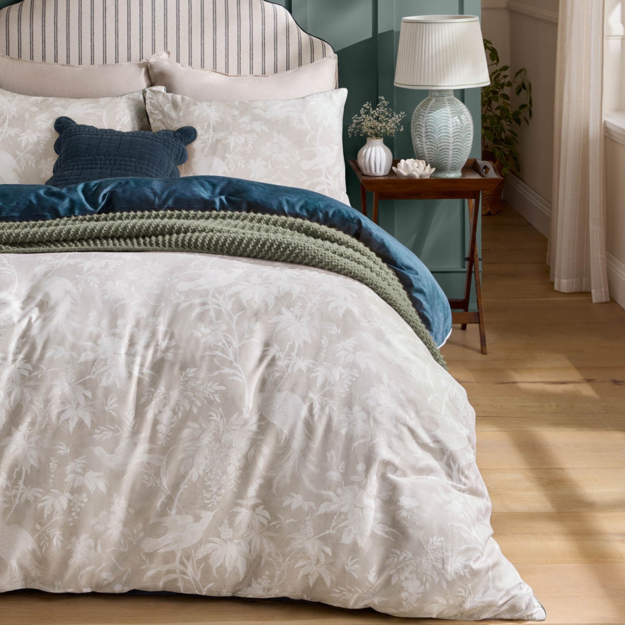 Attleton Duvet Cover Set in Heritage Blue