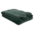 Brady Scalloped Bedspread in Pine Green