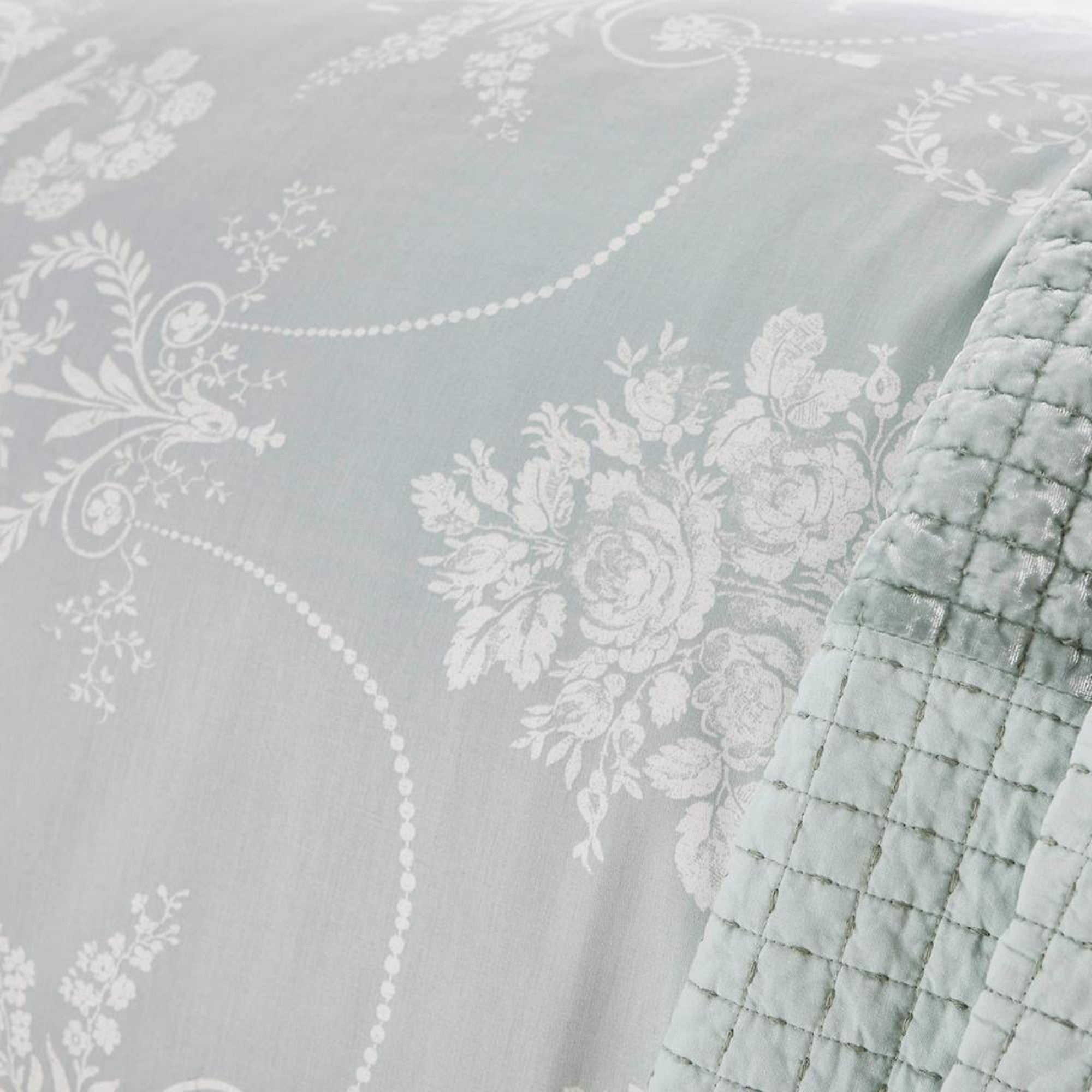 Josette Duvet Cover Set in Duck Egg