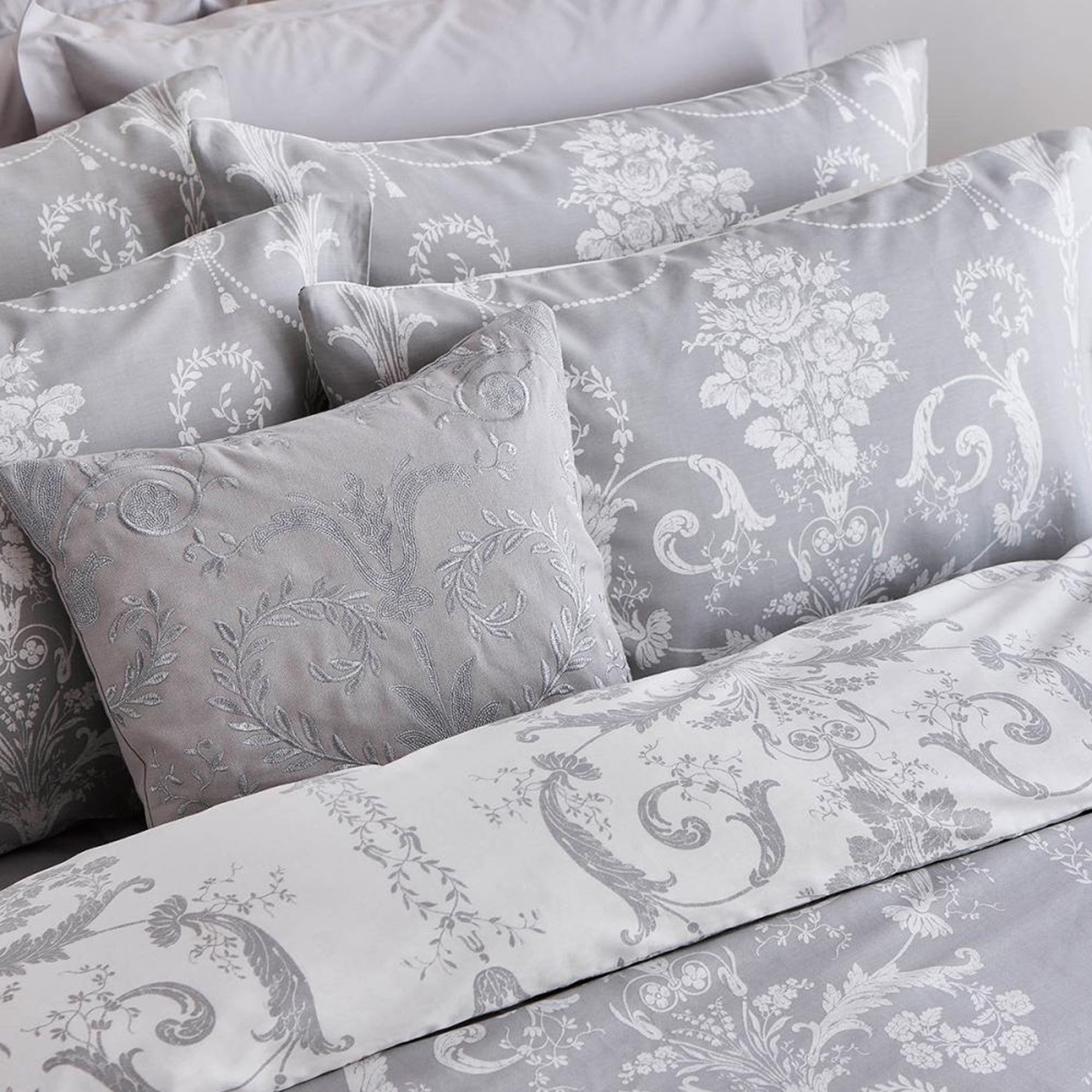 Josette Duvet Cover Set in Steel