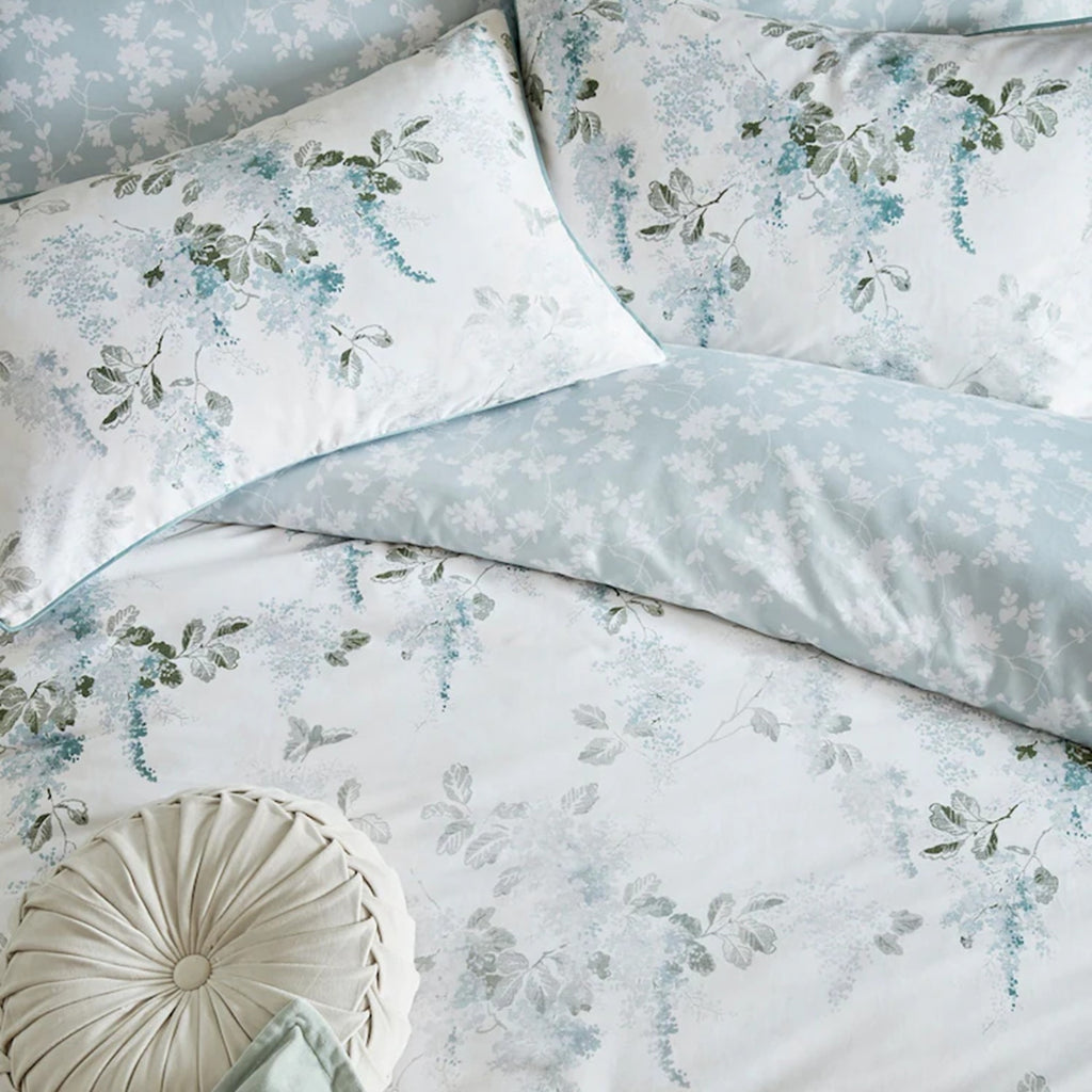 Mirabelle Duvet Cover Set in Pale Seaspray