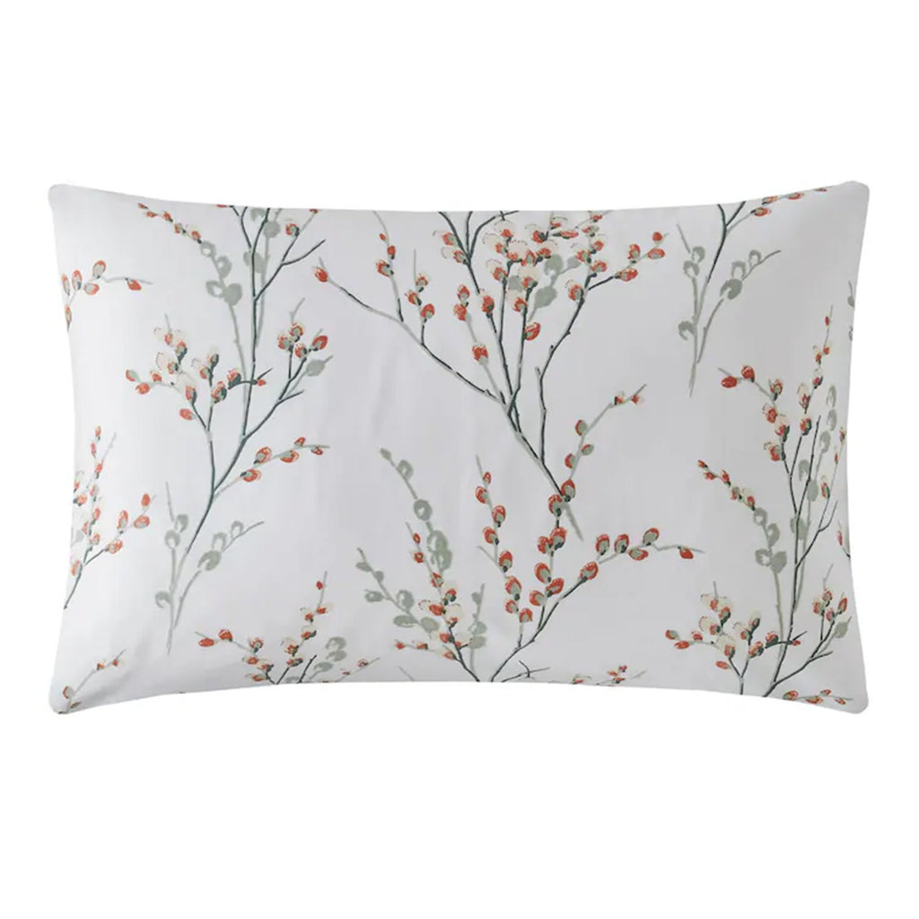 Pussy Willow Duvet Cover Set in Fern Green
