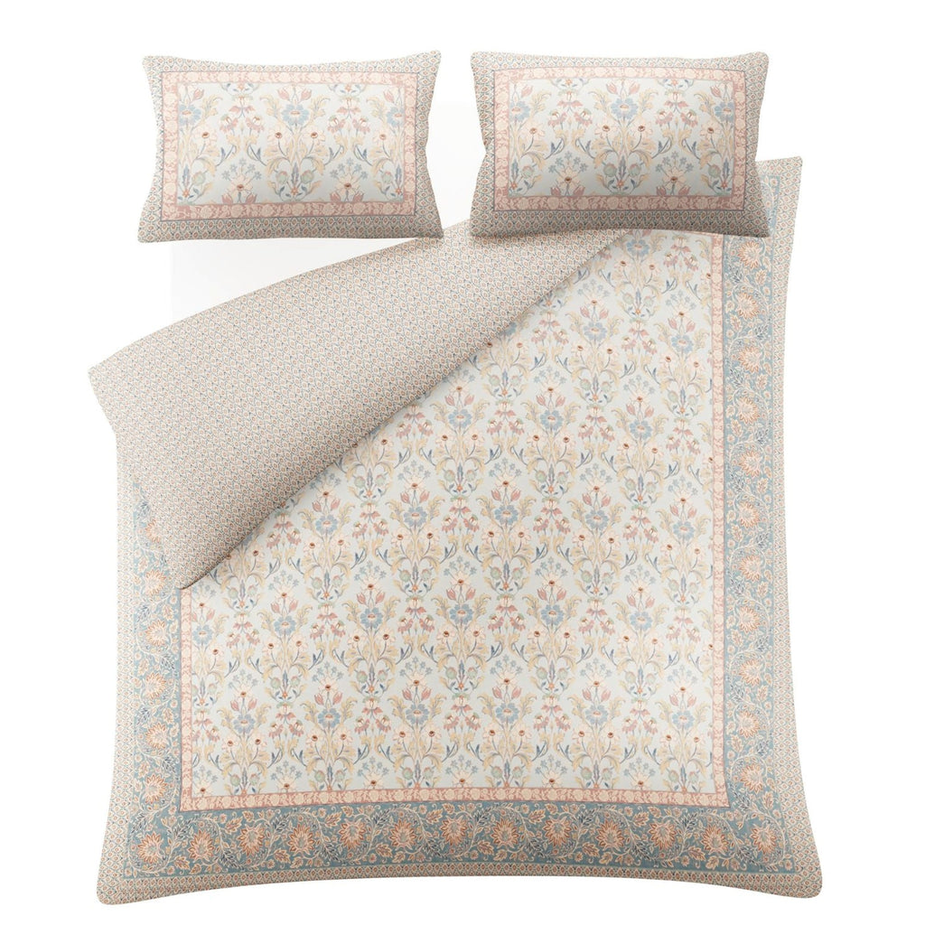 Semington Duvet Cover Set in Dusty Pink