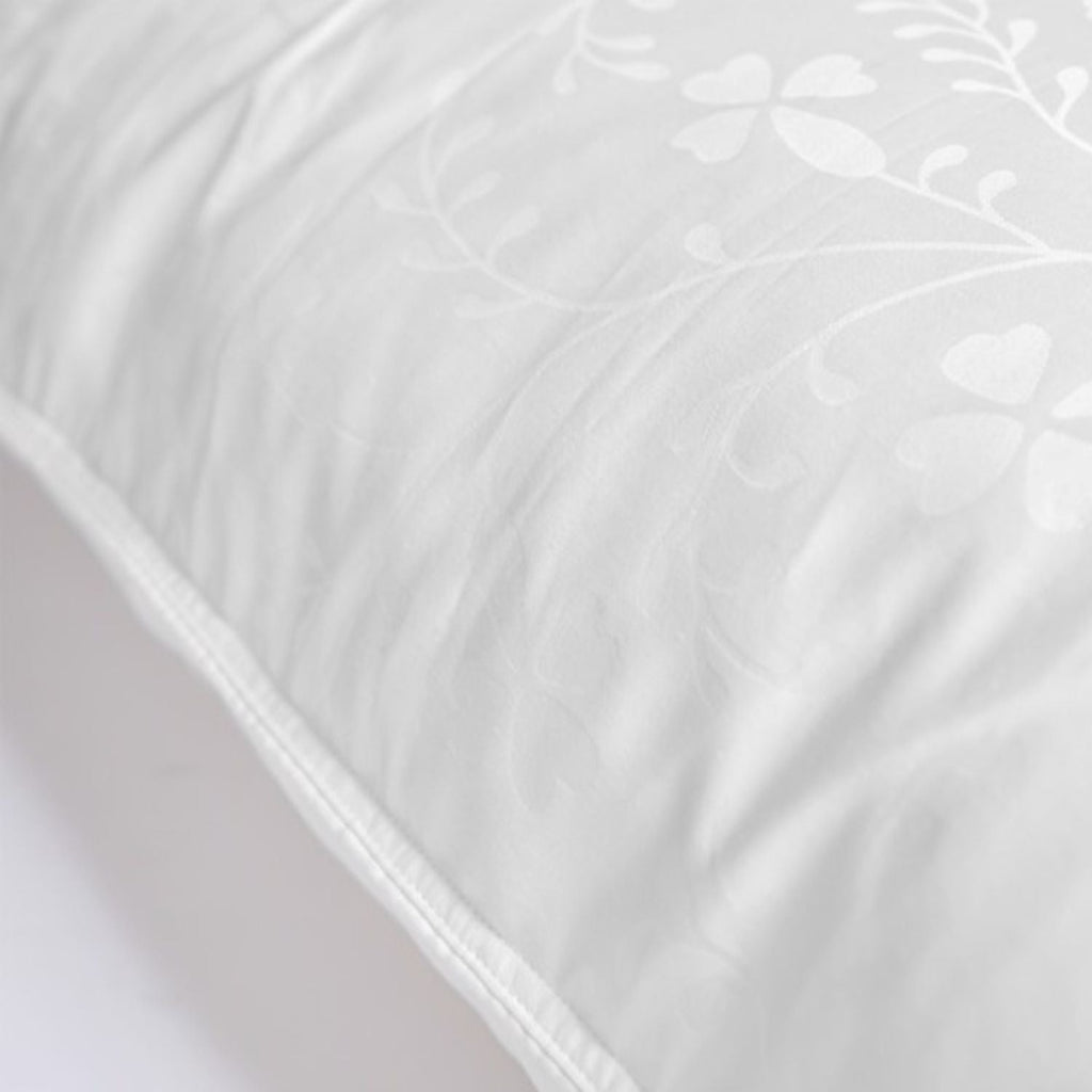 Superior Goose Down Surround Pillow in White