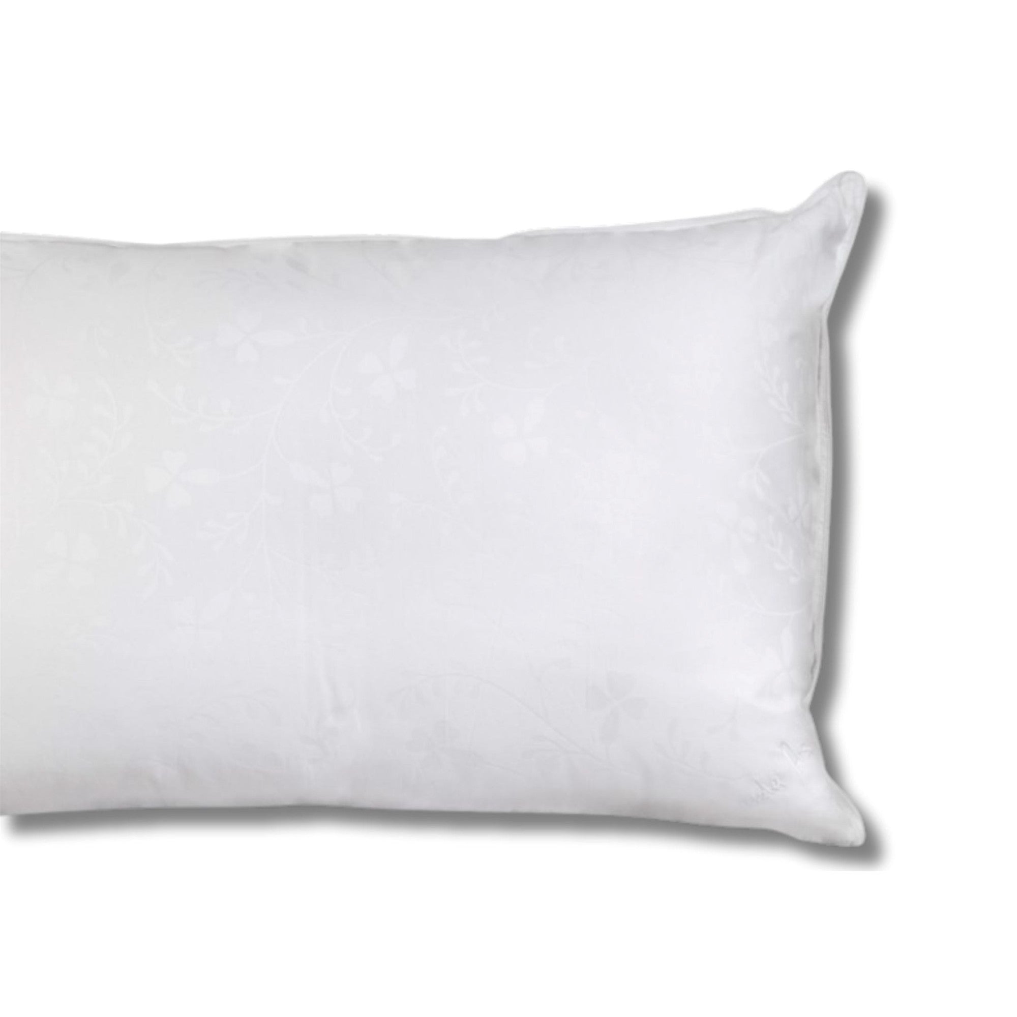Superior Goose Down Surround Pillow in White