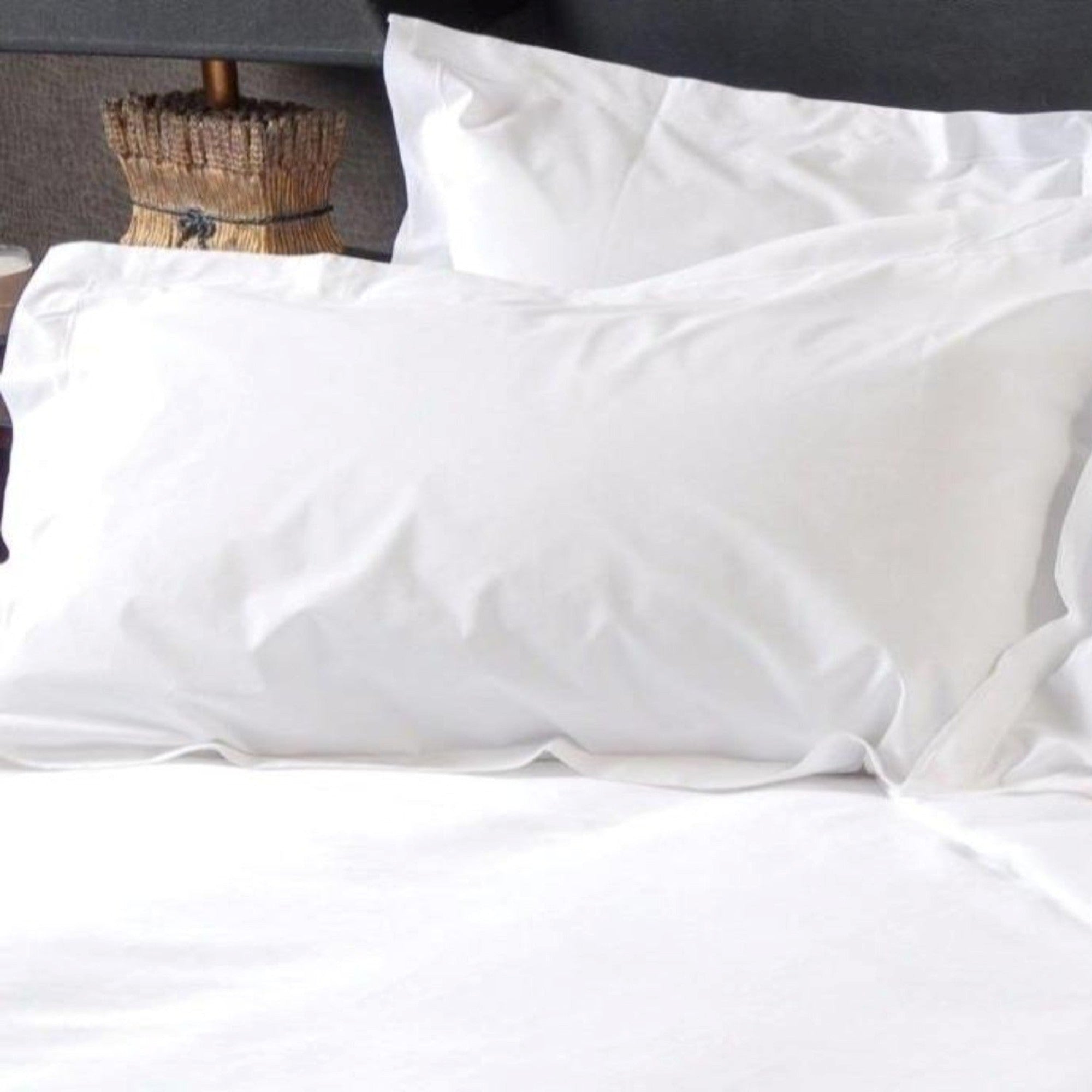 Real Hotel Linen 300 Thread Count Cotton Sateen in Plain White