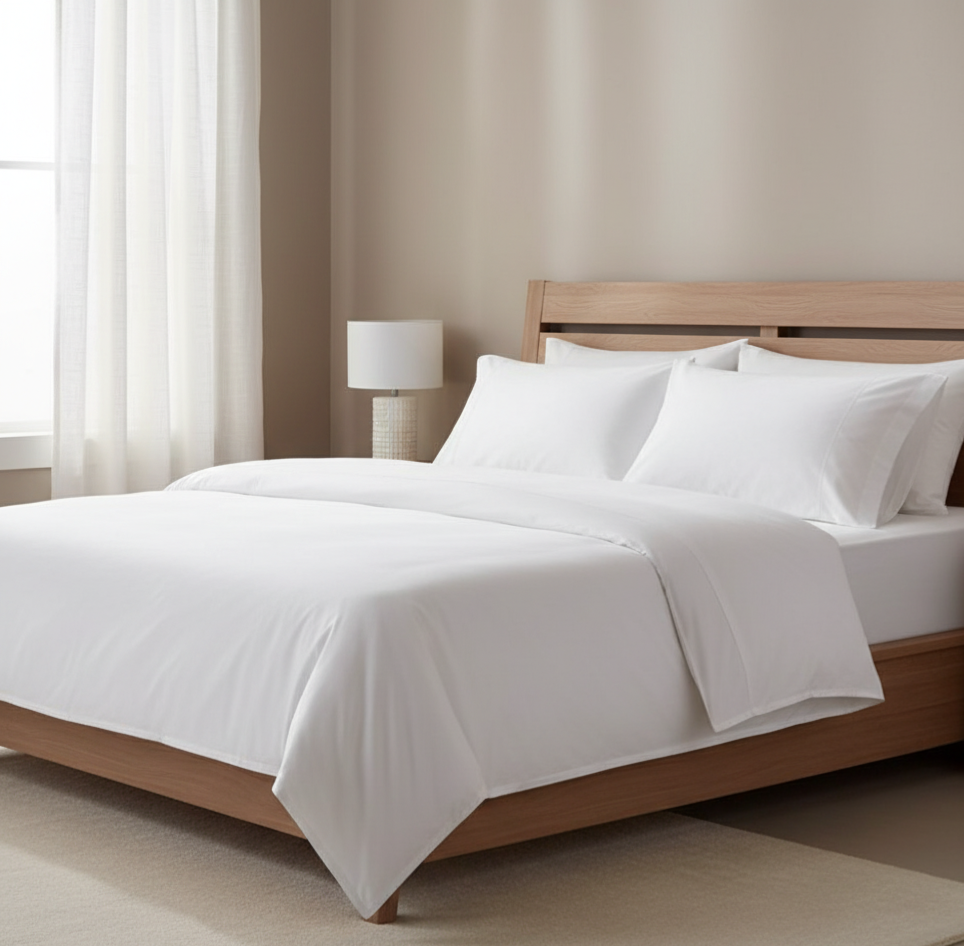 Real Hotel 300 TC Fitted Sheet in White