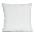 Feather Square Filled Insert Pillow in White