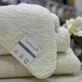 Linen Obsession "Ritual" Bath Towels Collection in Raw (Cream)