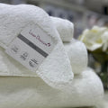 Linen Obsession "Ritual" Bath Towels Collection in White