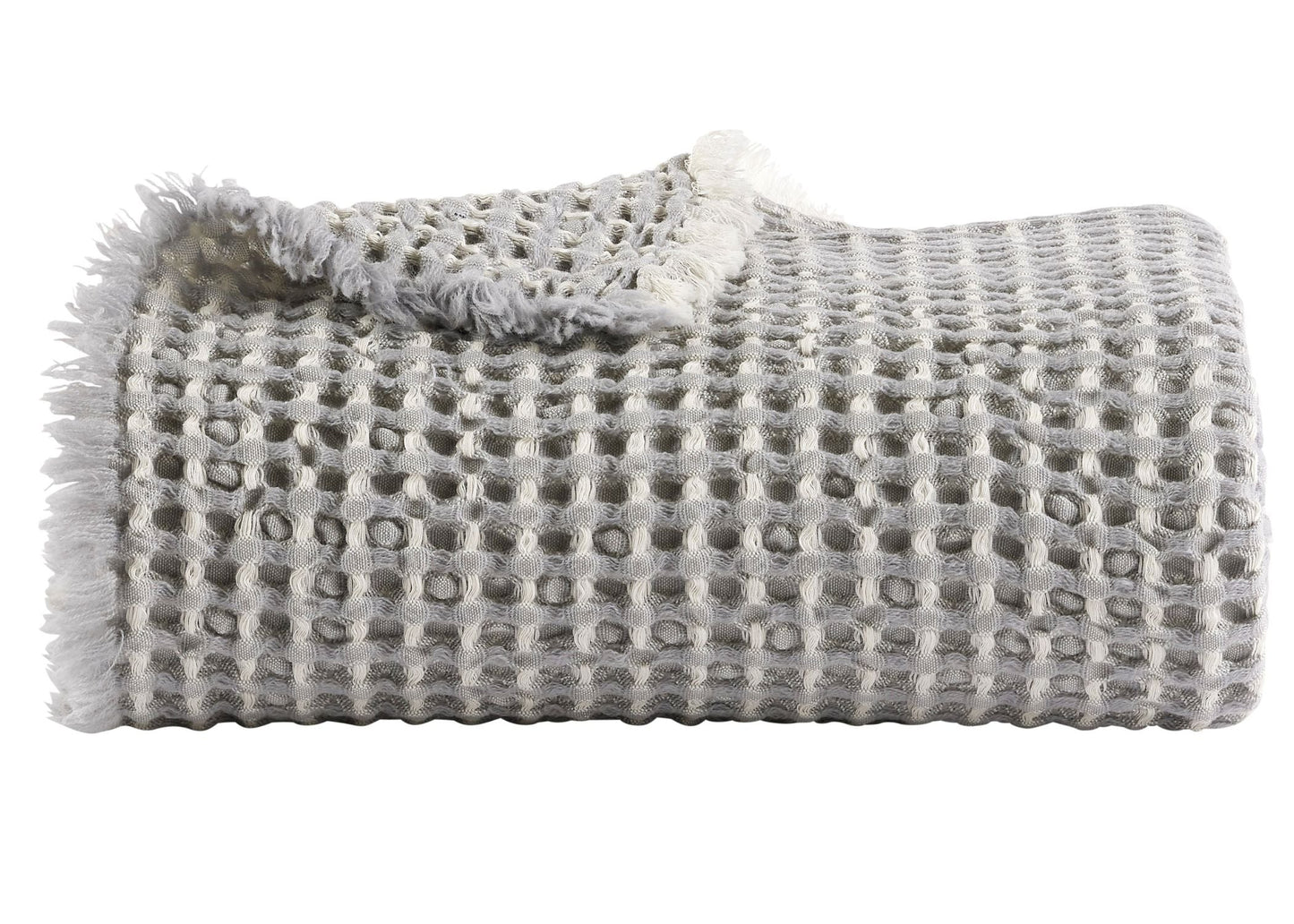 Christy "Lisbon" Super Soft Throw - Grey