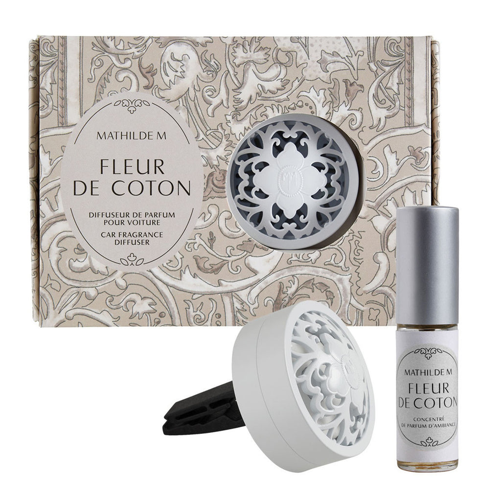 Fleur de Coton Car fragrance diffuser Escapades Parfumées