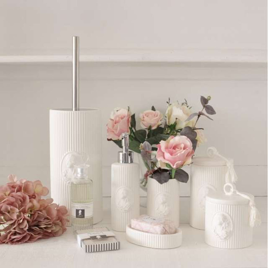 Marquise Ceramic Bathroom Accessories in White