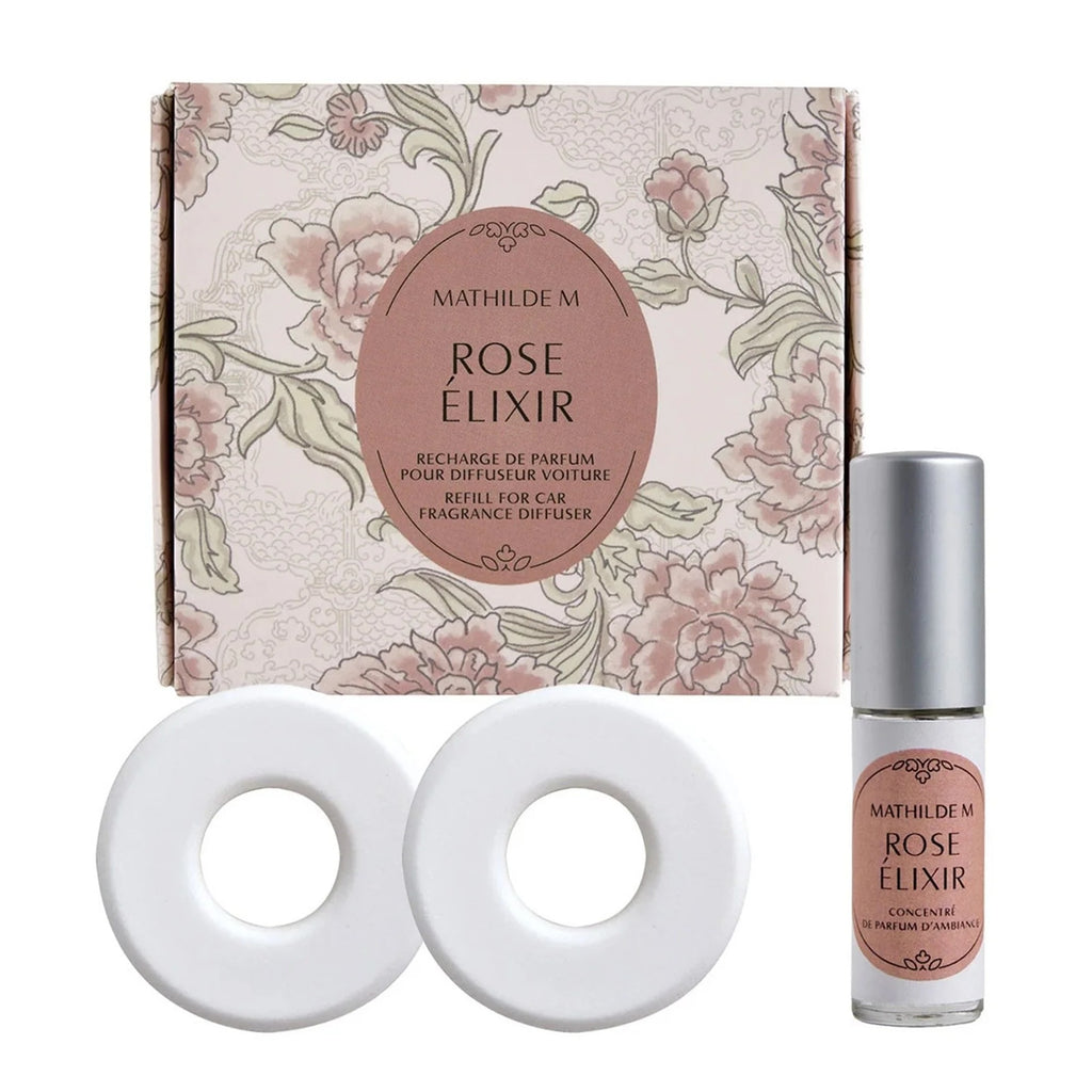 Mathilde "Rose Elixir" Car fragrance diffuser refill Escapades Parfumées