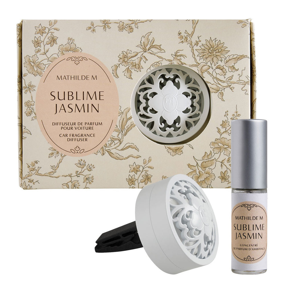 Sublime Jasmin Car fragrance diffuser Escapades Parfumées
